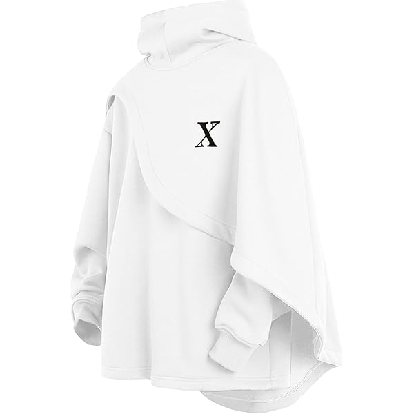 Cape Poncho Homme Avec Capuche - Vêtement D'extérieur Ample, Style Châle, Deux Cordons, Pour Look Décontracté