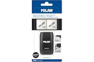 MILAN® Blíster afilaborra COMPACT serie especial Shadow + 2 gomas de recambio