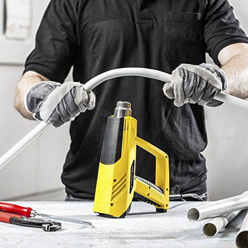 TROTEC Heißluftpistole HyStream 2100 (2.000 Watt) bis max. 650 °C (in 10 °C-Schritten) mit Kaltstufe, Farb-LCD und vielseitig einsetzbarem Vorsatzdüsen-Set - 7