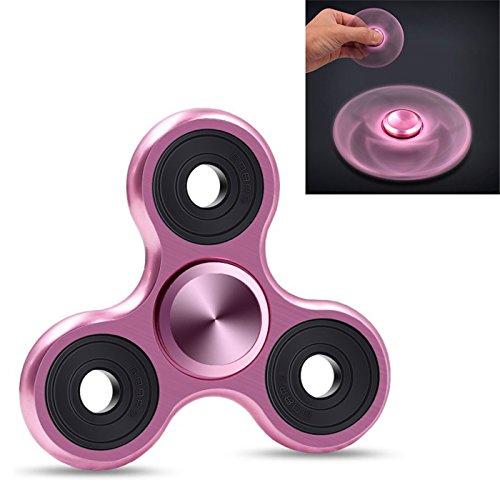 Tri Fidget Hand Spinner, High Speed Great bearings, High Speed 1-3 Minute Spins,Tri-Spinner Fidget Toy, Hand Spinner Focus Toys, Stress Reducer Relieves Anxiety and Boredom For Kids & Adults (Pink) Tri Fidget Hand Spinner, High Speed Great bearings, High Speed 1-3 Minute Spins,Tri-Spinner Fidget Toy, Hand Spinner Focus Toys, Stress Reducer Relieves Anxiety and Boredom For Kids & Adults (Pink)