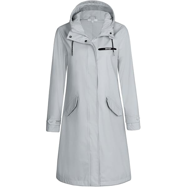 Damen Trenchcoat Wasserdicht & Gefüttert - Eleganter Langparka Für Übergangszeit