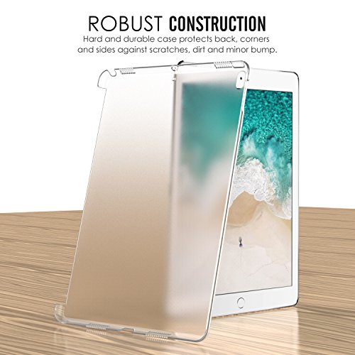 MoKo Hülle für iPad Pro 10.5 Zoll 2017 – Ultra Slim Translucent Hart Polycarbonate Schale Schutzhülle Case Cover für Apple iPad Pro 10.5 Tablet, Transparent - 7