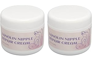 BROLEO Lanolin Nipple Butter, Mild 60g Odorless Moisturizing Nipple Cream for Breastfeeding