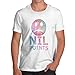 Produktbild TWISTED ENVY Herren T-Shirt Nil Points Sad Face Print Large Weiß