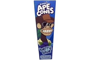 G-Rollz - Ape Cones - bored grape - 3 Pre-Rolled Cones mit Squeeze-Filter (Blaubeere)