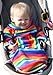 POP-ON Sleeved Buggy Blanket for Babies and Toddlers 1-3 years for Buggies and Car Seats - RAINBOW