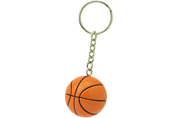 BKstuff Porte-clés Volley-Ball Basket-Ball Balle Gadgets Sport idée Cadeau pour Les Sportifs, pour équipe