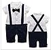 Baby boys party outfit 6-24 mnths GENTLEMAn Short SLEEVE suit for wedding christmas birthday(9-12 months)