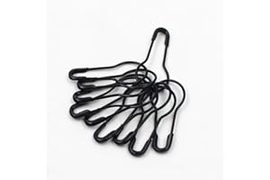 YQ YUE QIN 1000 Pièces Épingles De Sûreté Ampoule Épingles,Calebasse Broche Métal Épingles de Sûreté pour Bricolage,Artisanat,Tricot,Marqueurs de point