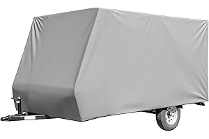 Wiltec Telo di protezione per roulotte Taglia M 520x225x220 cm Copertura per roulotte Telo copri caravan