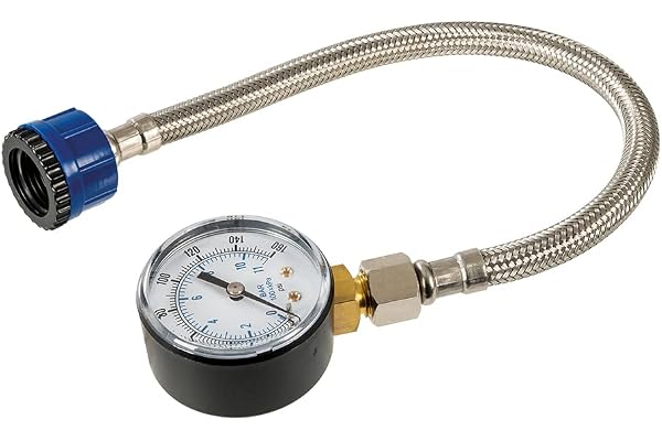 Silverline - Manomètre pour conduites d'eau 0 - 11 bar ( 0 - 160 psi) (482913)