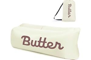 ‎BALAKAKA Balakaka Aufblasbarer Safa 160 * 75 * 55cm, Wasserdichtes Aufblasbares Luftsofa Bringen Aufbewahrungstasche, Tragbar Faltbar Air Lounger für Camping Strand Wandern Reisen