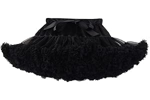 Alunsito Infant Baby Girl's Fluffy Tutu Skirt Toddler Tulle Birthday Party Tiered Princess Tutu Pettiskirt