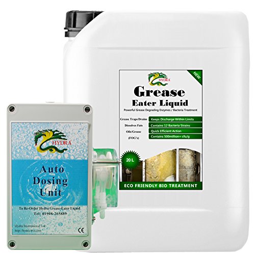 Buy HYDRA BATTERY OPERATED GREASE TRAPS DOSING UNIT with 20L Drum