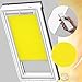 Produktbild VELUX Orignal Sichtschutzrollo RSL FK06 4073/Bedienart : Solar/Farbe : Uni Gelb/Fenstergröße : FK06/Fenstertypen : GGU, GGL, GPU, GPL, GTU, GTL, GXU, GXL_25855