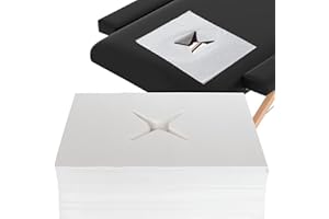 Tvvcalk 200 Piezas Fundas Desechables para Reposacabezas de Mesa de Masaje, 35 * 30cm Fundas Desechables para Cabecero para Camilla de Masaje, No Tejido (35 * 30, unidad, 200)