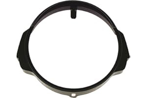 GENERICO Cif 7396-N Ghiera Fanale Anteriore In Ferro Nera Piaggio VESPA PX PE ARCOBALENO