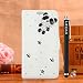 Produktbild Locaa(TM) For Huawei Honor 6 3D Bling Case + Gift Mädchen Luxus Schöne Persönlichkeit Einzigartig Brieftasche Abdeckung Bumper Protection Hülle Holster [Bunt Serie 2] niedlicher Panda - Weißes