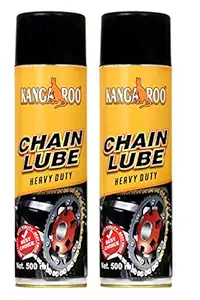 KANGAROO Chain Lube Grease Spray - 500ML + 500ML