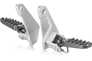 ZHUOWU Moto Passeggero Poggiapiedi Riposizionamento Cavalletto Pedane Rearset Pedane Misura Per X-ADV 750 XADV 750 X ADV 750 2021 2022 2023 2024 2025 Grigio