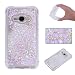 Produktbild Galaxy Grand Prime G530 Hülle,Galaxy Grand Prime G530 Flüssigkeit Handyhülle,Leeook Luxus Schön Bling Glänzend Glitzer Liebe Herz Treibsand Fließende Ultradünne Transparente Gel Schutzhülle Rückschale Liquid Weiche Silikon Durchsichtige Stoßdämpfung Kristall Schale Bumper Etui Case Cover für Samsung Galaxy Grand Prime G530 + 1 x Schwarze Eingabestift