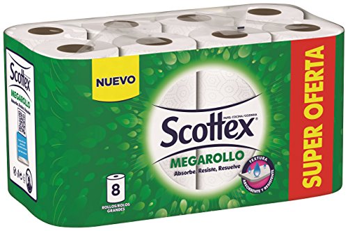 Scottex Rollo de Cocina Megarollo - 8 Rollos