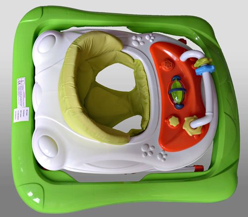 Clamaro Gehfrei Lauflernwagen (2. Wahl B-Ware) mit Anti-Rutsch Funktion, Lauflernhilfe mit Musikfunktion, Schaukelfunktion und Spielcenter – wählbar in 2 Modellen in 3 Farben - 4