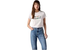 Levi's The Perfect Tee T-Shirt Femme, Pattern Batwing Logo