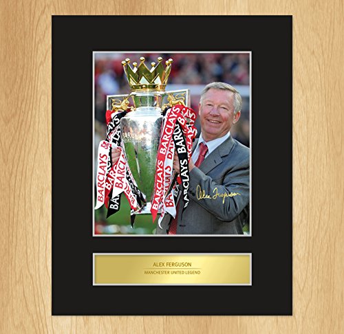 Sir Alex Ferguson Signed Mounted Photo Display Manchester United Legend