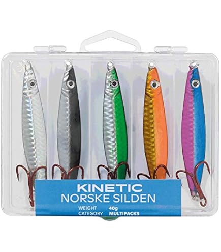 MARINOR Fjordsilda Pilker Set da 5 pezzi, 18 g fino a 60 g MARINOR Fjordsilda Pilker Set da 5 pezzi, 18 g fino a 60 g