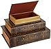 Produktbild Imax Old World Buch Box Collection, braun, Set von 3