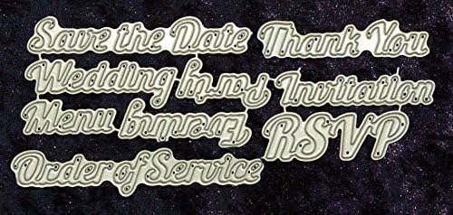 All Occasion Dies - Wedding Words - Set of Metal Cutting Dies