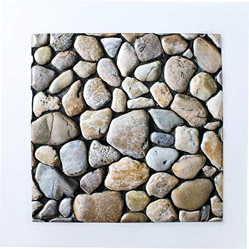 Ningbao PVC 30X30CM Patrón 3D Impermeable autoadhesivo DIY Tile Sticker Wall Decal