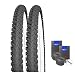Produktbild KENDA Set: 2 x K810 MTB Fahrrad Reifen 50-559/26x1.90 + Schwalbe SCHLÄUCHE Autoventil