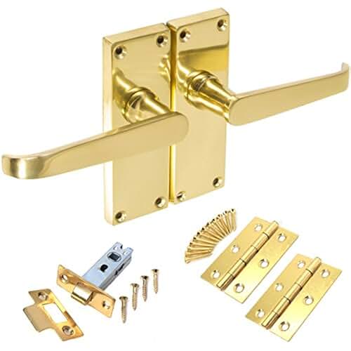 Amazon.co.uk brass door handles