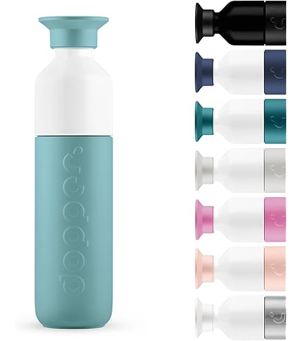 Dopper Insulated Bottlenose Blue Botella Isotérmica - Botella Agua 350ml - Termo Para Café - Botella De Acero Inoxidable - Botella Deportiva - 24 Horas Fría, 9 Horas Caliente