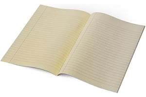 The Dyslexia Shop A4 Lined Paper Exercise Book, 48-Pages 10mm Note Books A4 Lined Visual Stress Aid, Dyslexia Friendly Tinted Paper Ideal for Classroom, Office, Home - 9 Colours