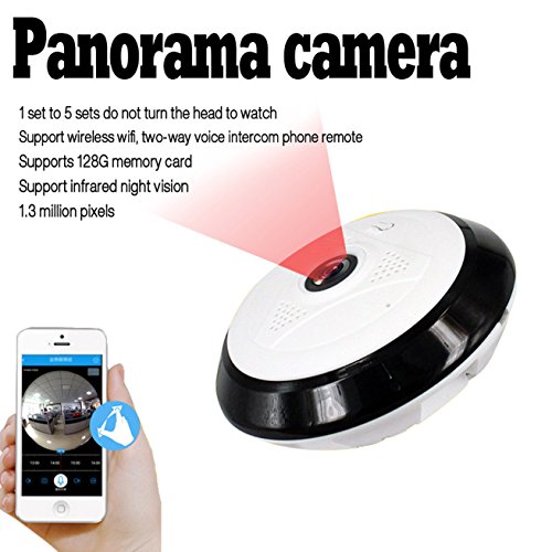 Preisvergleich Produktbild Sicherheitskamera Innen Überwachungskamera Heimkamera los Dome Kamera Ip 960P 360-Grad-Fisheye-Kamera Indoor CCTV EC10Q