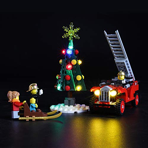 LIGHTAILING-Set-di-Luci-per-Creator-Expert-Winter-Village-Fire-Station-Modello-da-Costruire-Kit-Luce-LED-Compatibile-con-Lego-10263-Non-Incluso-nel-Modello