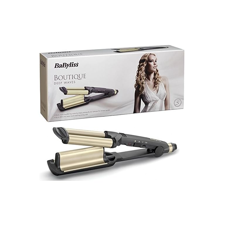 BaByliss® Boutique Deep Waves Hair Styler Ceramic Heat Waving Tool - Easily Create Beautiful Waves