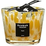 Baobab max10py Pearls Citrine Vela, Vela cera, 10 x 7 x 10 cm