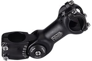 BESNIN 0-60 degrés 25.4mm Potence de vélo 90mm/110mm/130mm Potence VTT réglable Potence Vélo Route Tige de Guidon de vélo de Montagne de pour vélo, VTT, BMX