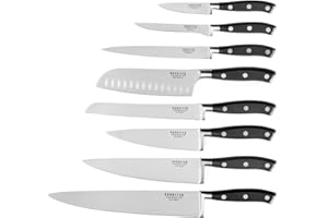 Sabatier Trompette 865700MBA102K Vulcano Set 8 couteaux de cuisine