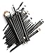 Ama-ZODE New Makeup 20pcs Brushes Set Soft Powder Foundation Eyeshadow Eyeliner Lip Brush (Black)