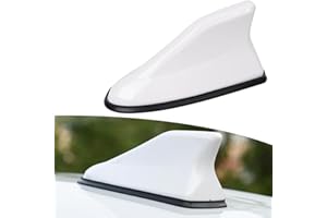 WACDXST Antenne Requin Voiture, pour Renault Clio V / 5 2019-2024 Toit Requin D'Aileron Antennes Radio AM/FM Signal Booster avec Base adhésive Décoration,B
