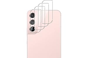 QULLOO Folia ochronna na aparat Samsung Galaxy S22, [4 sztuki], szkło pancerne, ochrona aparatu Samsung Galaxy S22