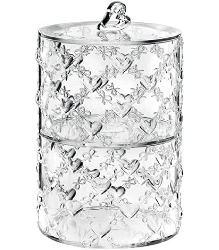 Contenitore In Vetro PASABAHCE Midi Patisserie Con Cupola - 11.5x19 Cm - Lavabile In Lavastoviglie - 3