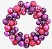 Produktbild Queta Weihnachtskugeln Baumschmuck Weihnachtsbaum Weihnachtskugeln Set 55pcs Weihnachtsball Girlande für Weihnachten Dekoration (Rose&Lila)