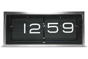 LEFF Amsterdam Reloj De Mesa Brick Wall/Desk Negro/Gris