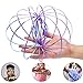 Produktbild EisEyen Bunte Magic Ring Flow Ring Kinetic Spring Spielzeug 3D Skulptur Ring Armband Spielzeug Zappeln für Kinder, Teen, Erwachsene Durchmesser: 13 cm